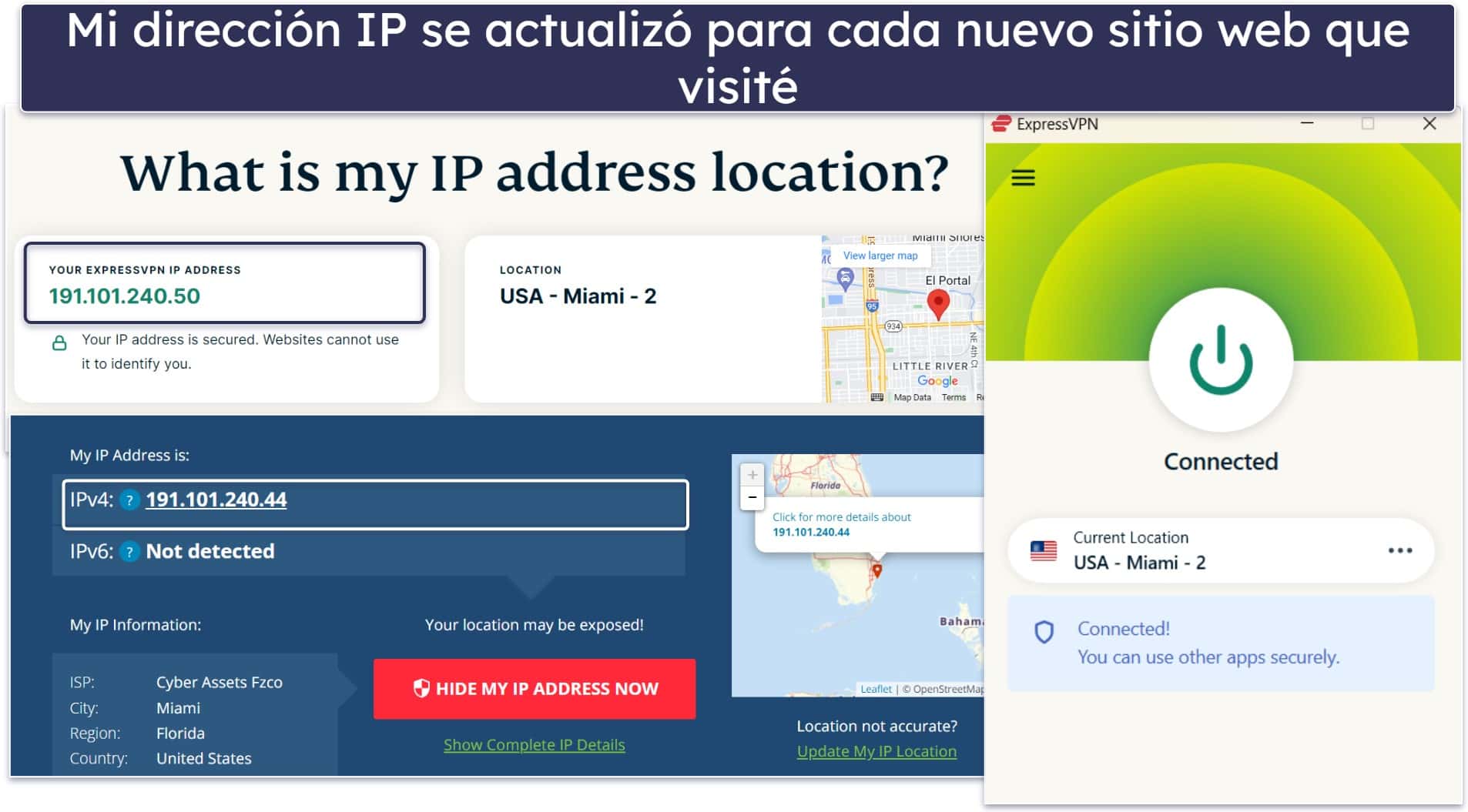 1. ExpressVPN: la mejor VPN en general para Firefox de 2026