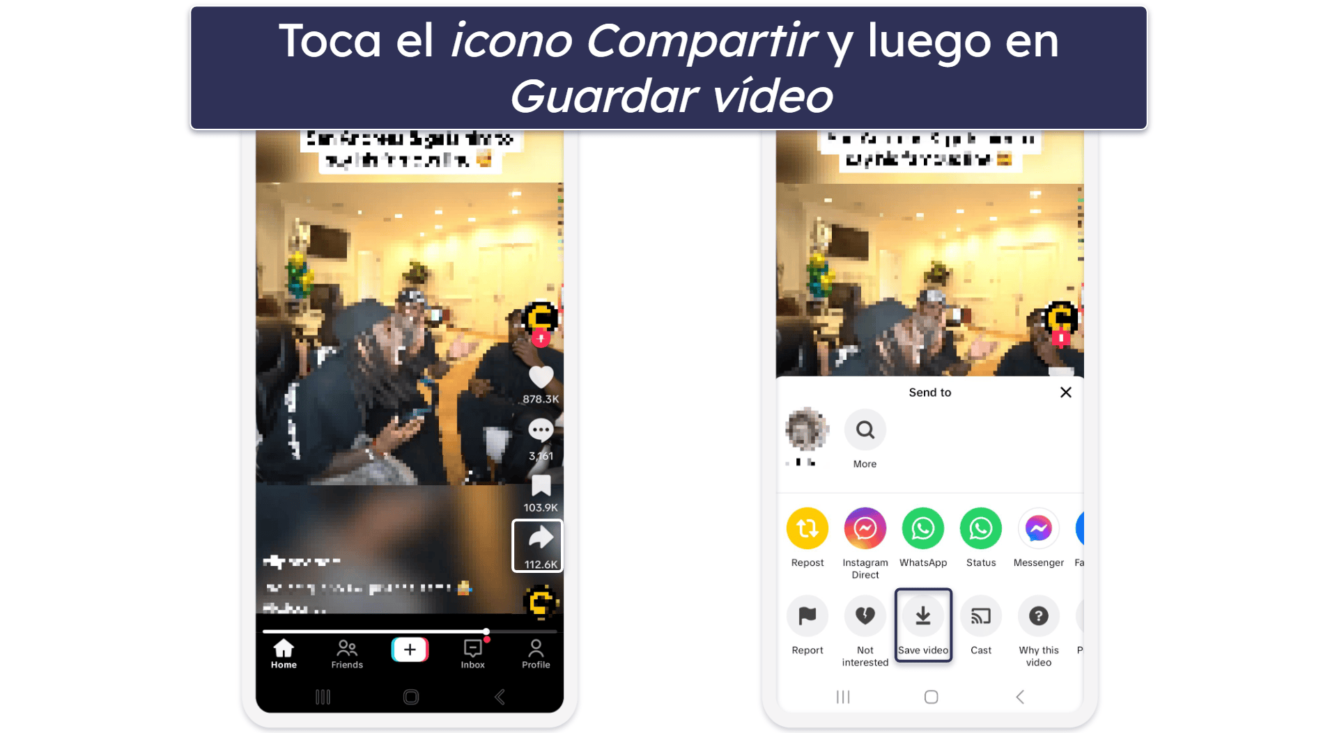 Cómo copiar los vídeos de TikTok antes de eliminar la cuenta