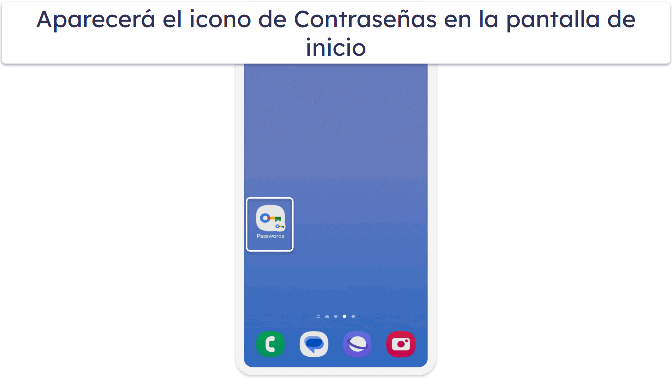 Cómo acceder a las contraseñas guardadas sin el navegador Chrome (solo para Android)