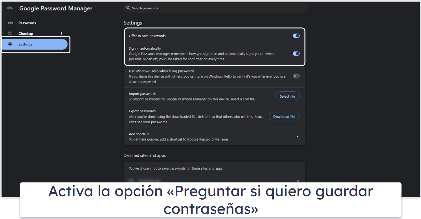 Cómo administrar contraseñas guardadas en Chrome en 2026