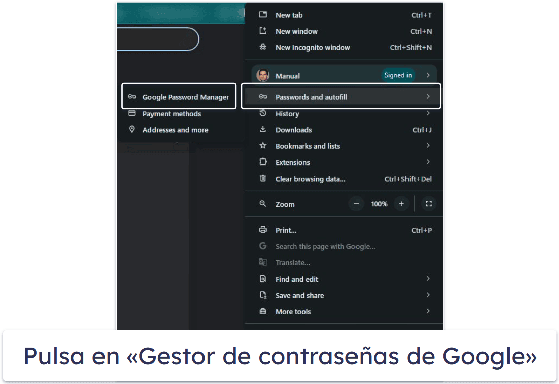 Cómo acceder a las contraseñas guardadas en Chrome desde cualquier dispositivo