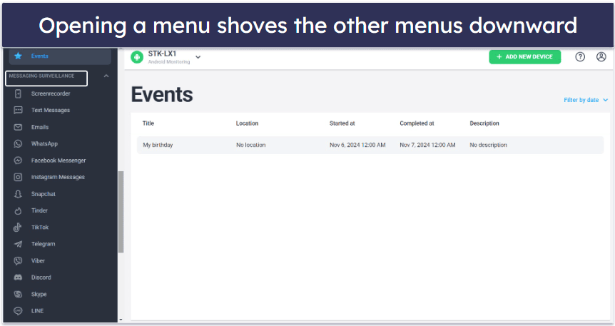 mSpy Ease of Use — An Intuitive &amp; Straightforward Interface