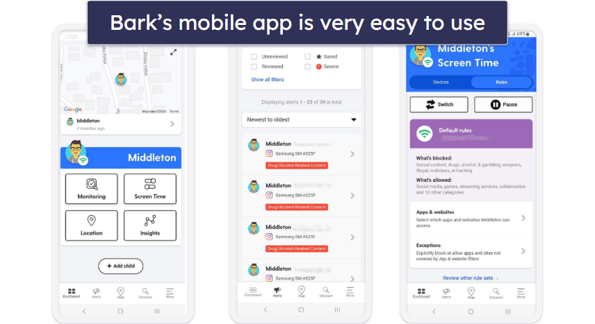 Bark Ease of Use — Intuitive Apps With a Consistent Interface