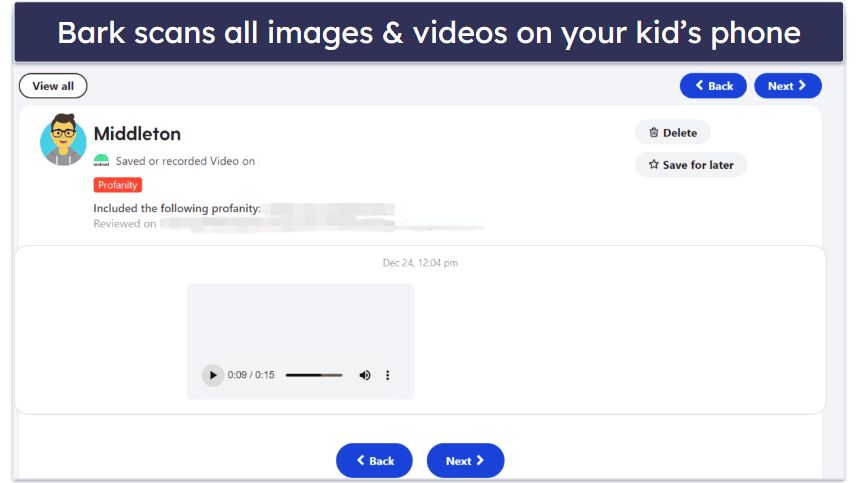 Bark Features — All Industry-Standard Features (Plus Conversation Mood Monitoring)