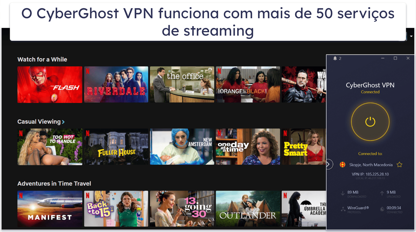 🥉3. CyberGhost VPN — Ótima VPN para streaming na Argentina