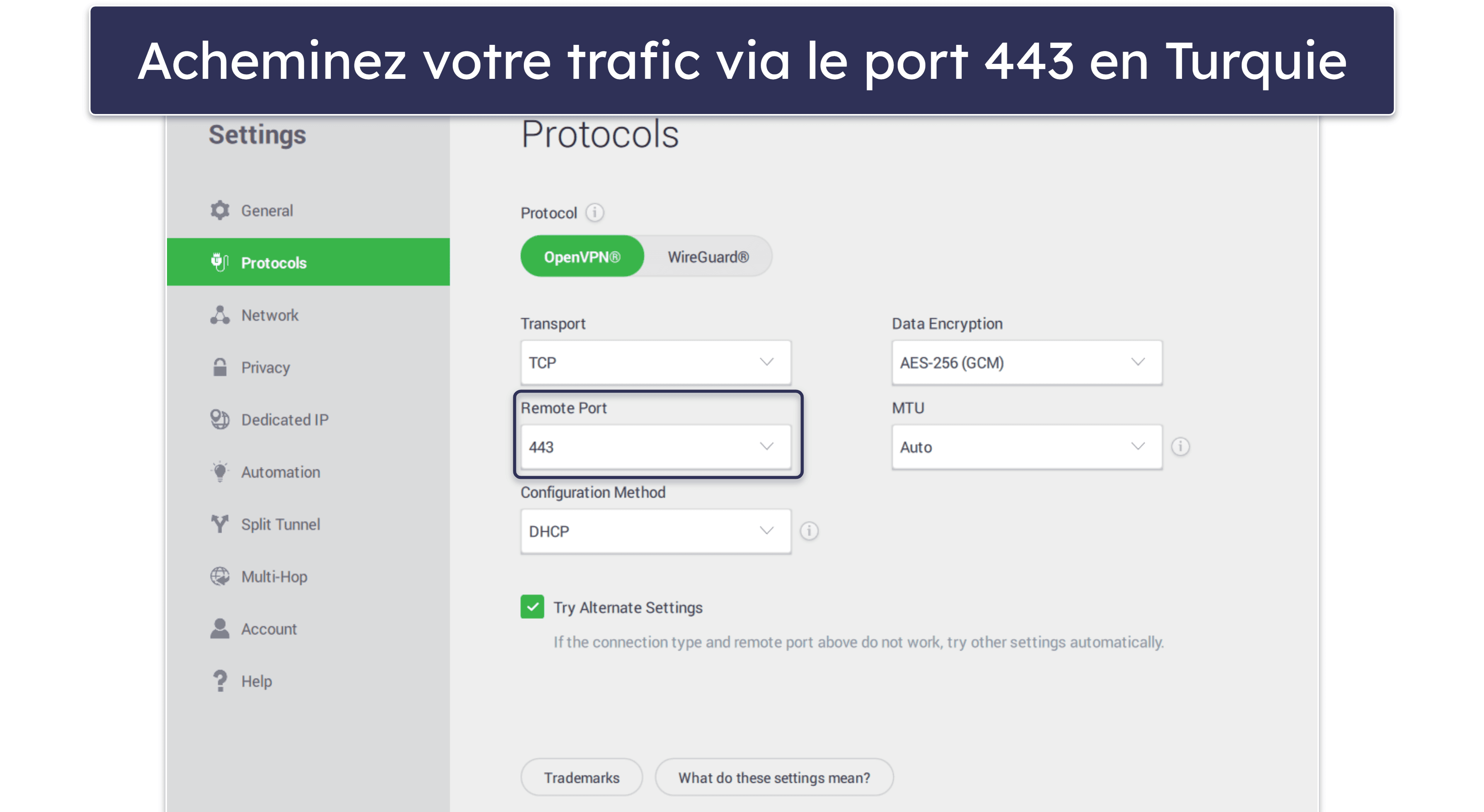 🥈2. Private Internet Access : un VPN personnalisable pour la Turquie