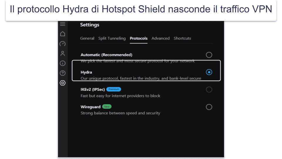 🥈2. Hotspot Shield: VPN veloce, gratuita e con dati illimitati per navigare sul web dalla Cina