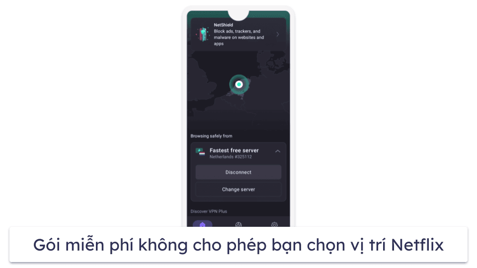 🥈2. Proton VPN — VPN Netflix miễn phí tốt nhất với dữ liệu không giới hạn