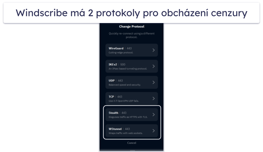 Bonus. Windscribe – Flexibilní VPN pro rodiny