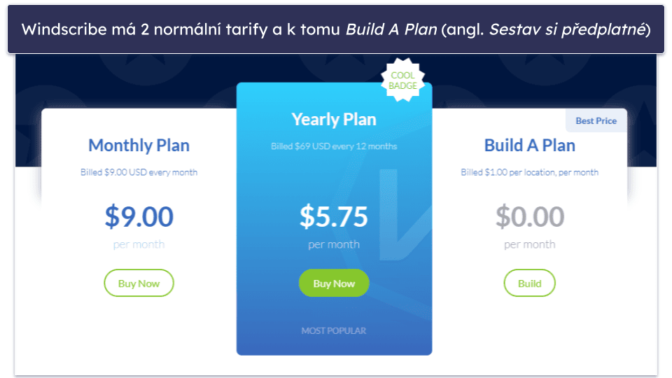 Bonus. Windscribe – Flexibilní VPN pro rodiny