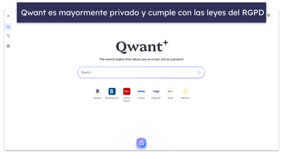 8. Qwant: excelentes políticas de privacidad + adherencia al GDPR