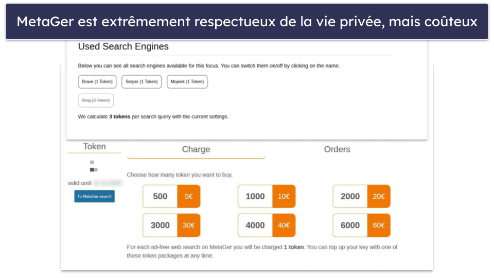 4. MetaGer — Vous donne le contrôle sur le choix des moteurs de recherche tiers à utiliser