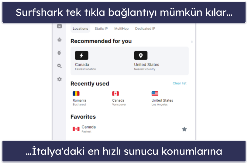 İtalya için En İyi VPN’lerin Kısa Özeti