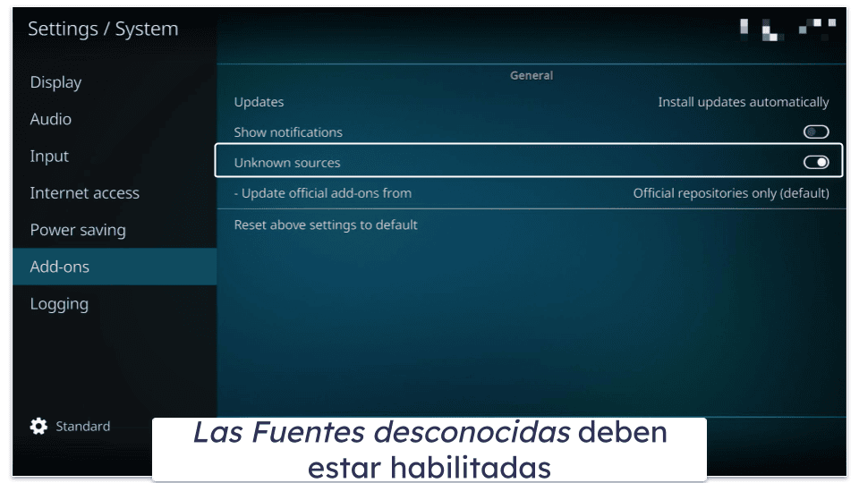 ¿Cómo desinstalar una build para Kodi