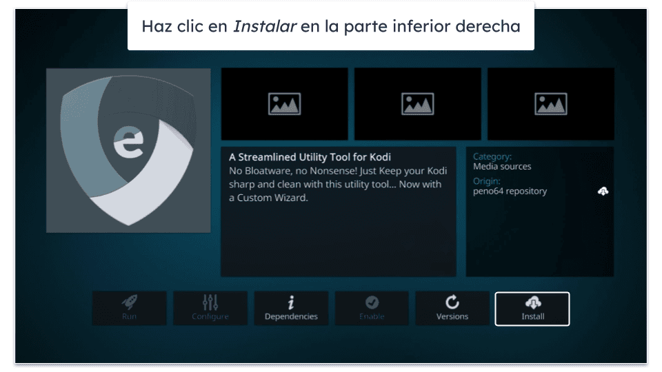 ¿Cómo desinstalar una build para Kodi