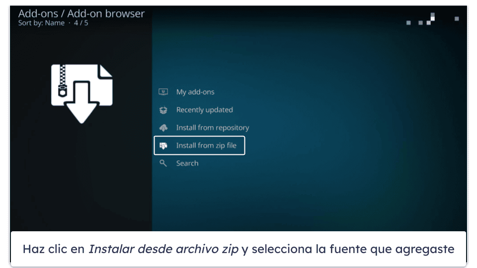 ¿Cómo se instala una build Kodi?
