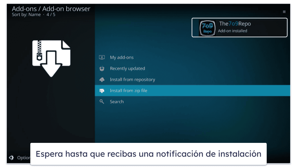 ¿Cómo se instala una build Kodi?