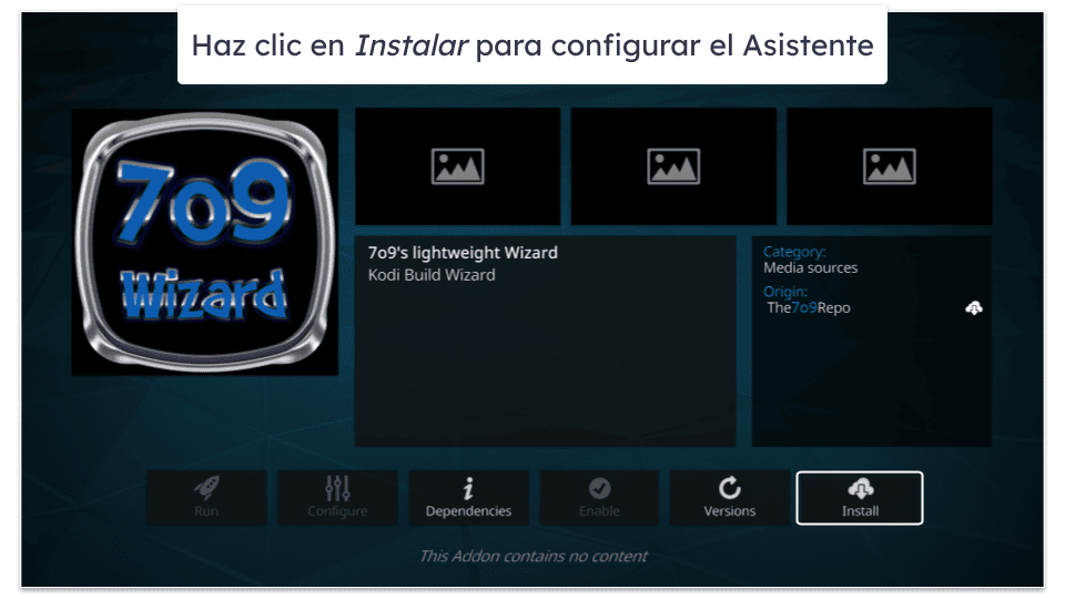 ¿Cómo se instala una build Kodi?