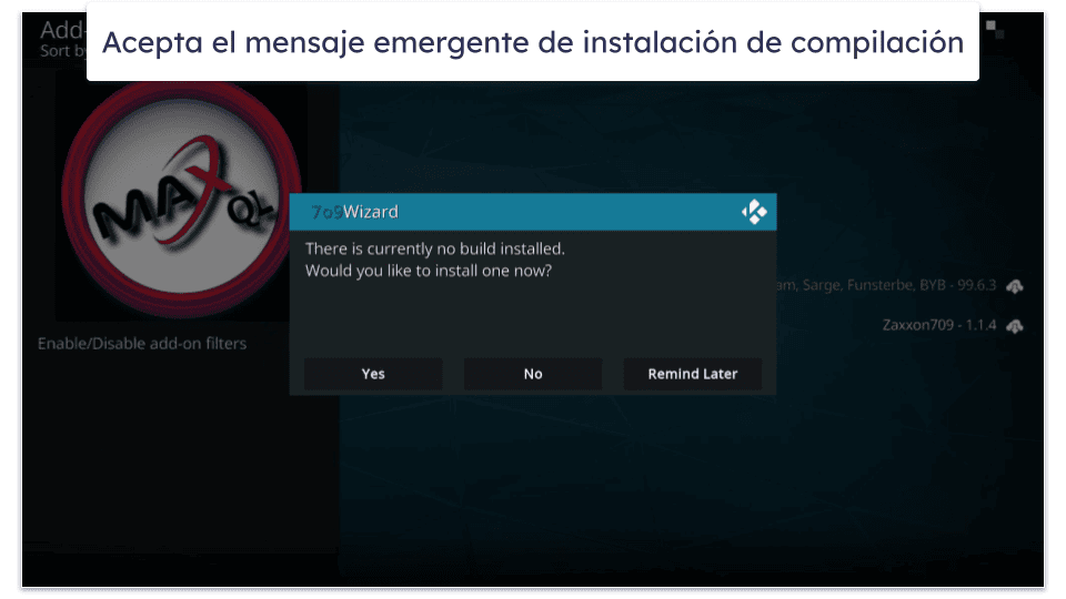 ¿Cómo se instala una build Kodi?