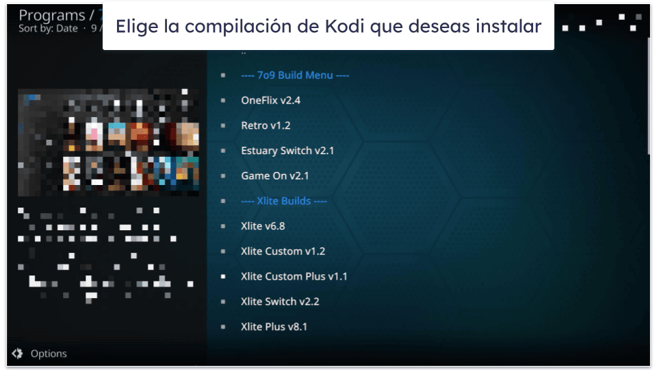 ¿Cómo se instala una build Kodi?