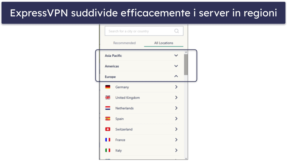 🥇1. ExpressVPN: la migliore VPN in assoluto per l’Italia