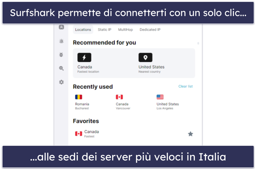 5. Surfshark: ottima VPN per i principianti