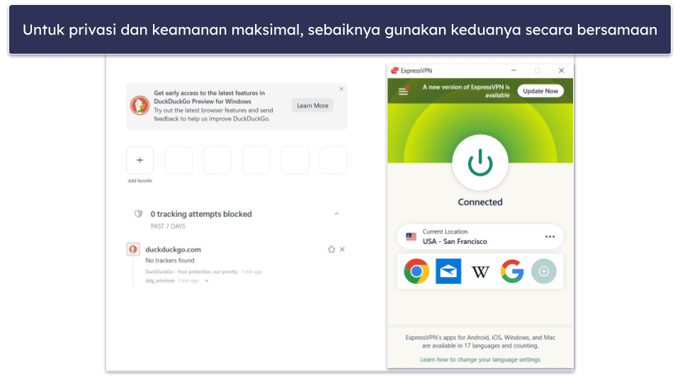 Kapan Sebaiknya Menggunakan DuckDuckGo Ketimbang VPN?