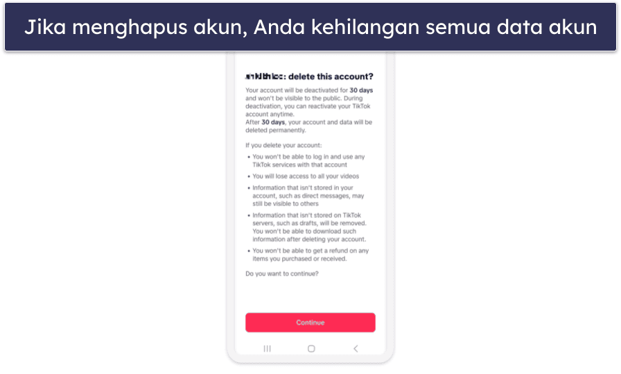 Apa yang Terjadi Ketika Menghapus Akun TikTok Anda?