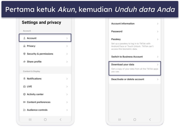 Cara Mencadangkan Akun TikTok Sebelum Menghapusnya