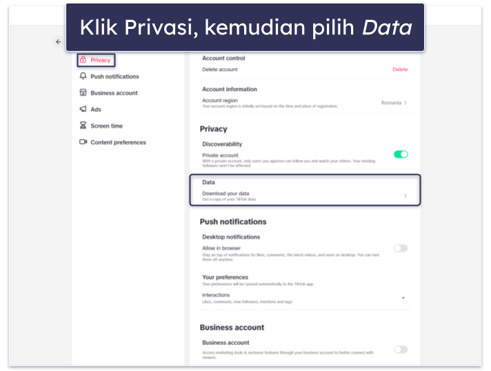 Cara Mencadangkan Akun TikTok Sebelum Menghapusnya