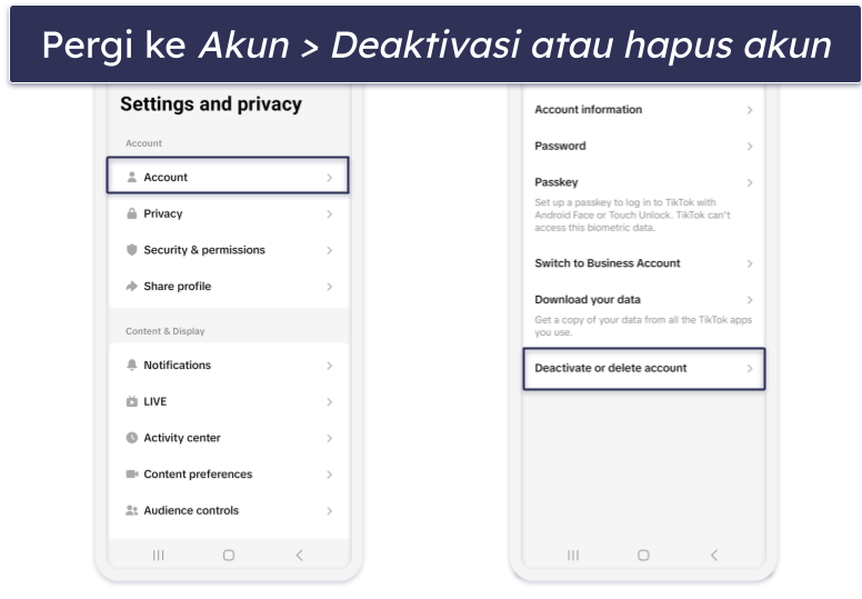 Cara Menonaktifkan Akun TikTok Anda