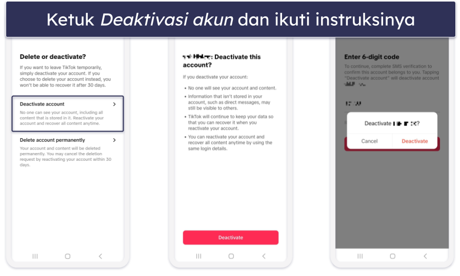 Cara Menonaktifkan Akun TikTok Anda