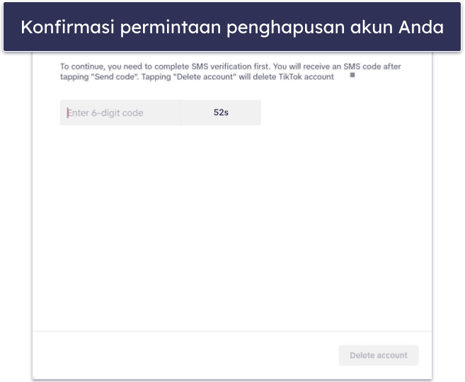 Cara Hapus Akun TikTok