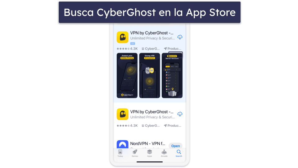 Cómo solicitar la prueba gratis de CyberGhost