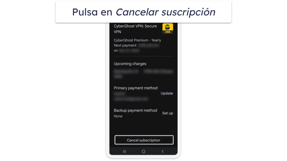 Cómo solicitar la prueba gratis de CyberGhost