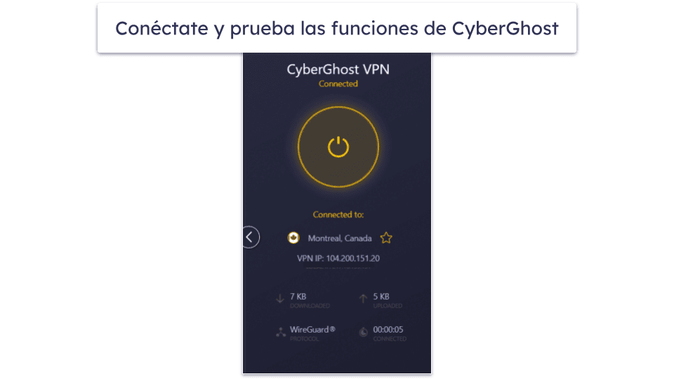 Prueba CyberGhost VPN sin riesgos durante 45 días (guía paso a paso)