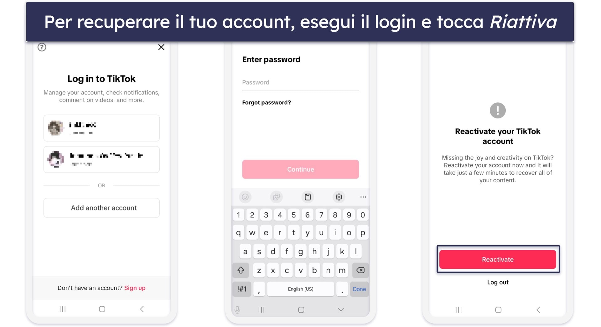Come disattivare il tuo account TikTok