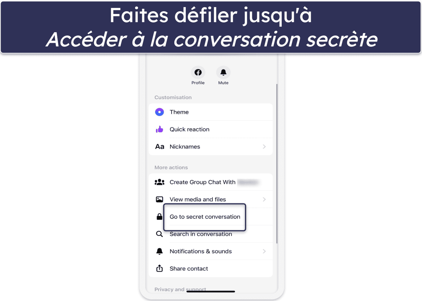 4 façons de consulter les conversations secrètes sur Messenger