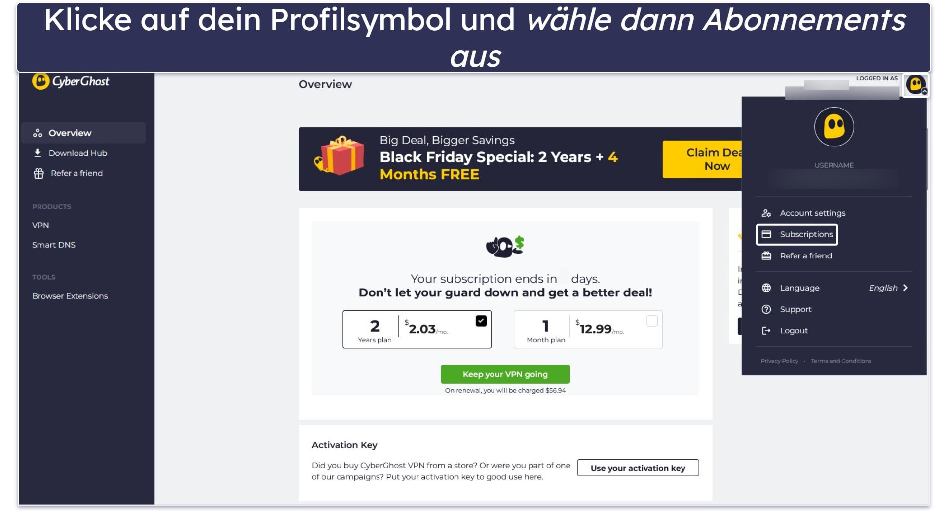 So kannst du CyberGhost VPN risikofrei für 45 Tage testen (Schritt-für-Schritt-Anleitung)