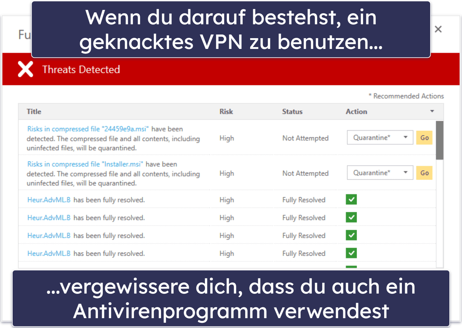 Warum du geknackte VPNs meiden solltest