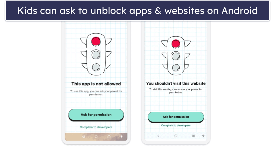 7. Kaspersky Safe Kids — Good App Filtering on Android