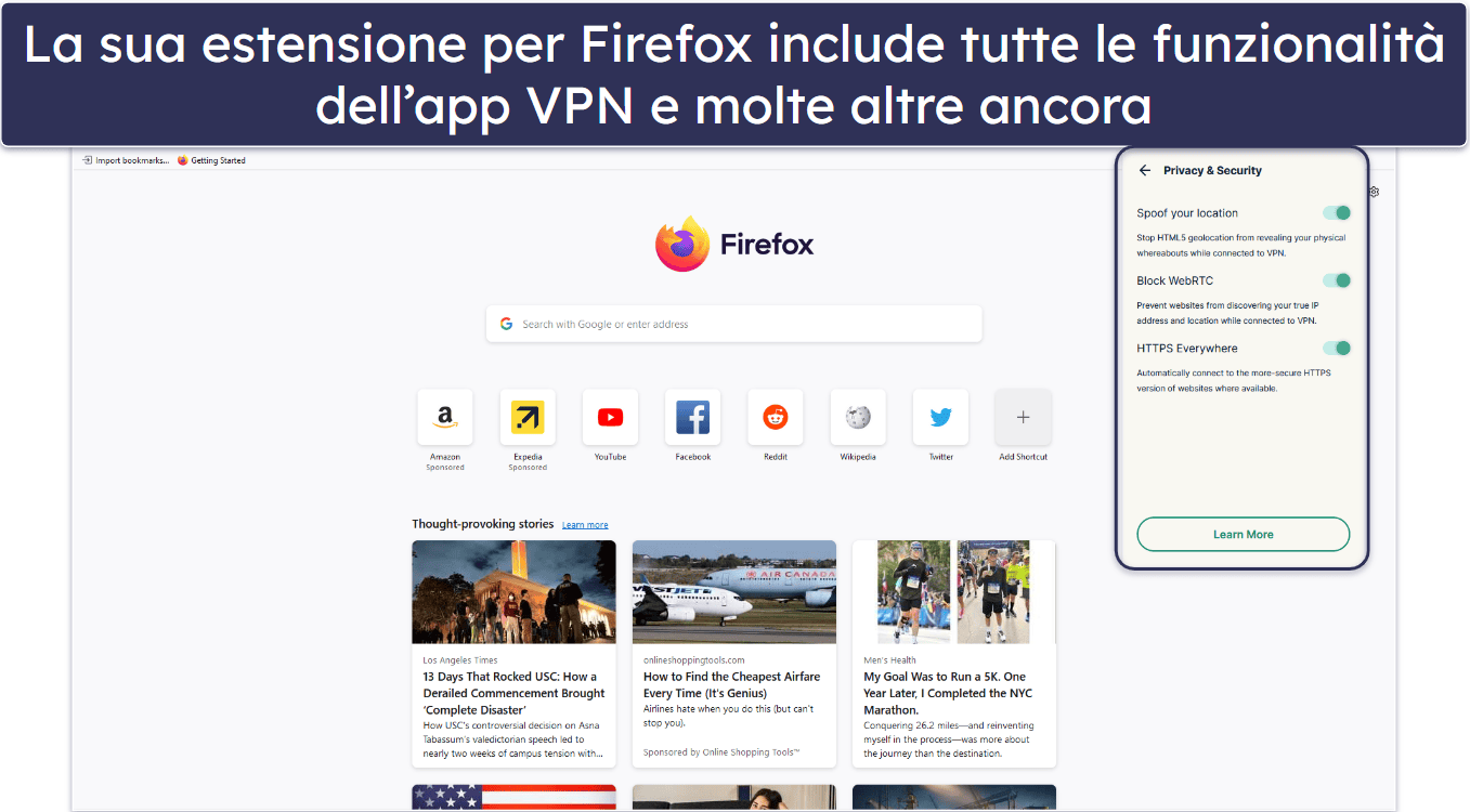 🥇1. ExpressVPN — Nel complesso, la miglior VPN del 2026 per Firefox