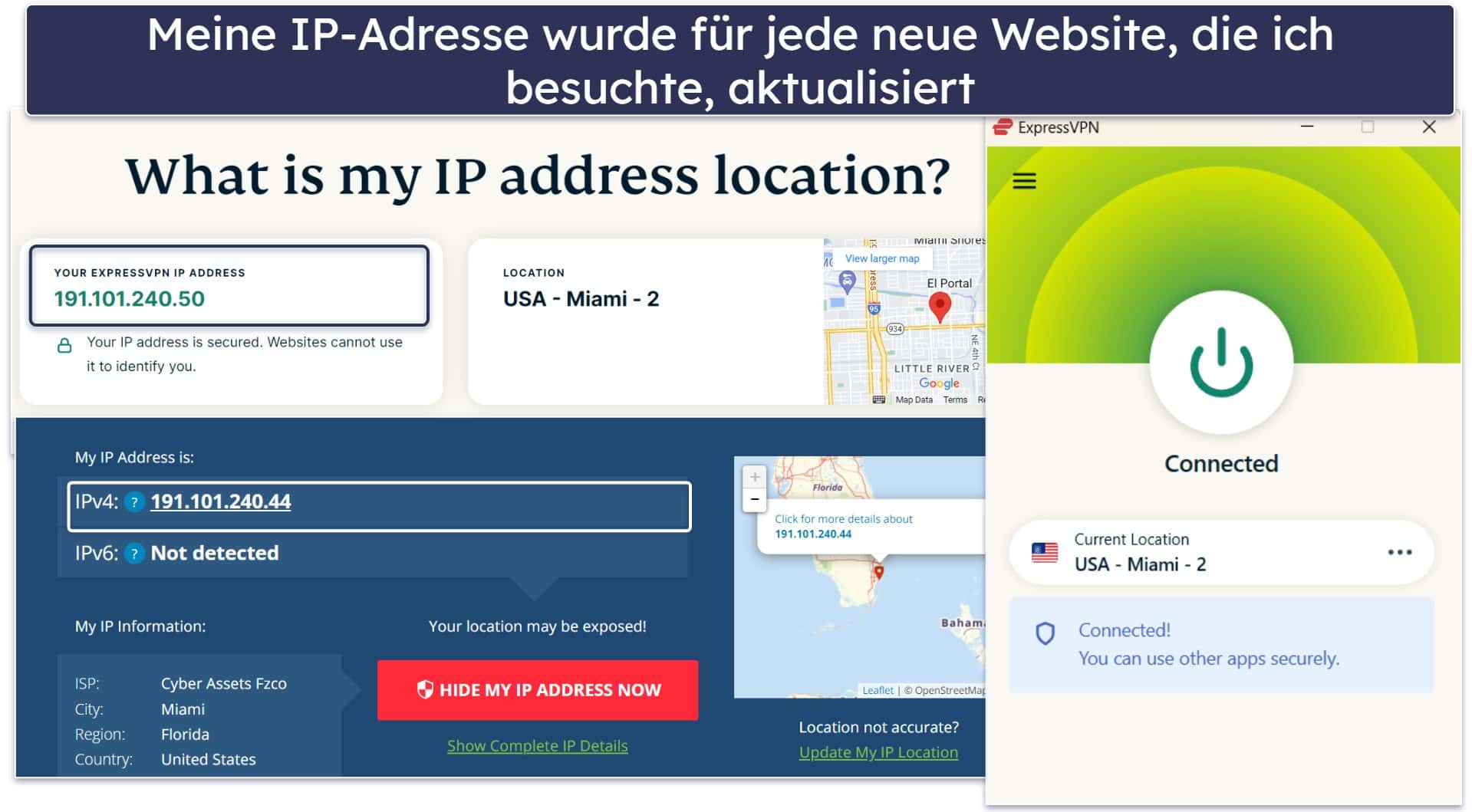 🥇1. ExpressVPN — Beste Gesamtwertung für Firefox VPN in 2026