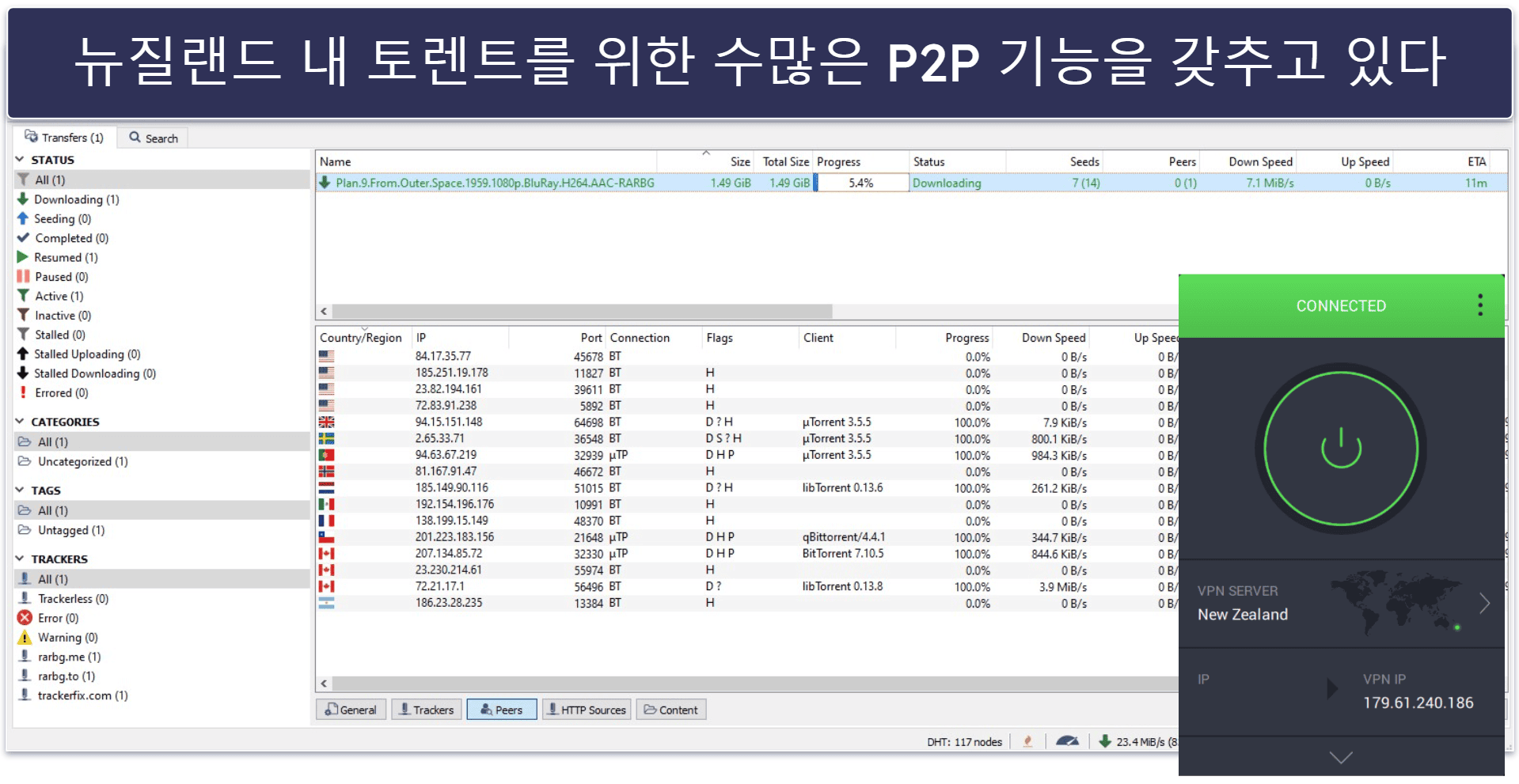 🥈2. Private Internet Access — 뉴질랜드 내 토렌트에 훌륭한 VPN