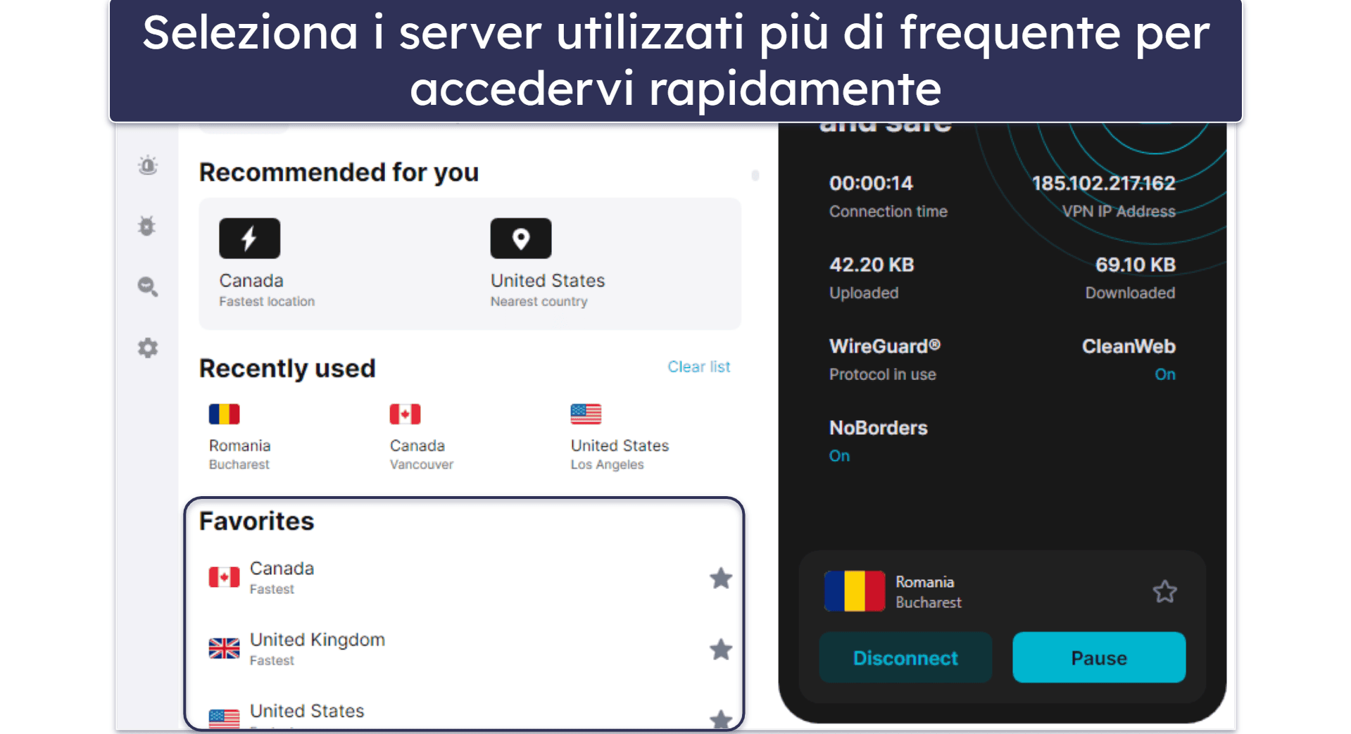 5. Surfshark: VPN facile da usare + prezzi convenienti