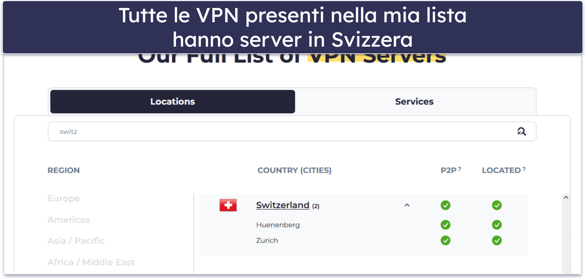 Best VPNs for Switzerland