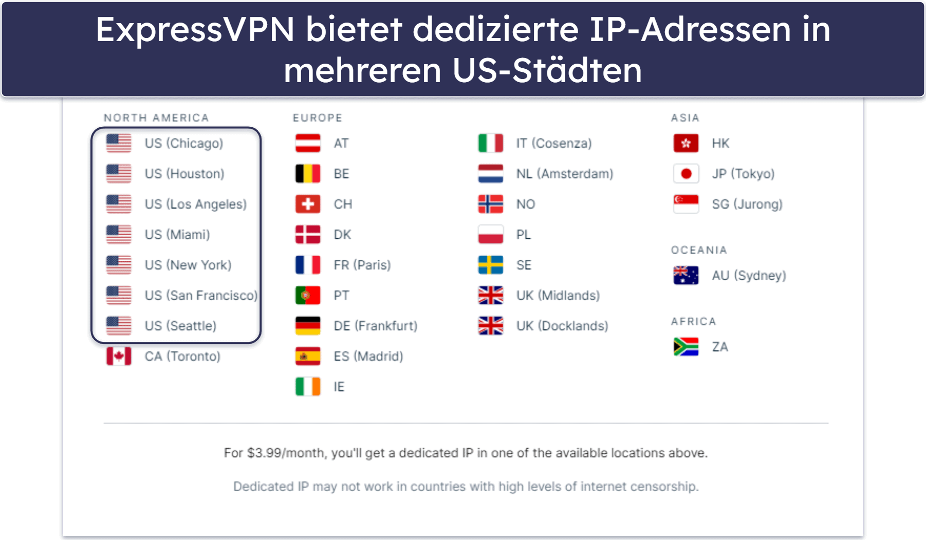 🥇1. ExpressVPN — Das insgesamt beste VPN für die USA