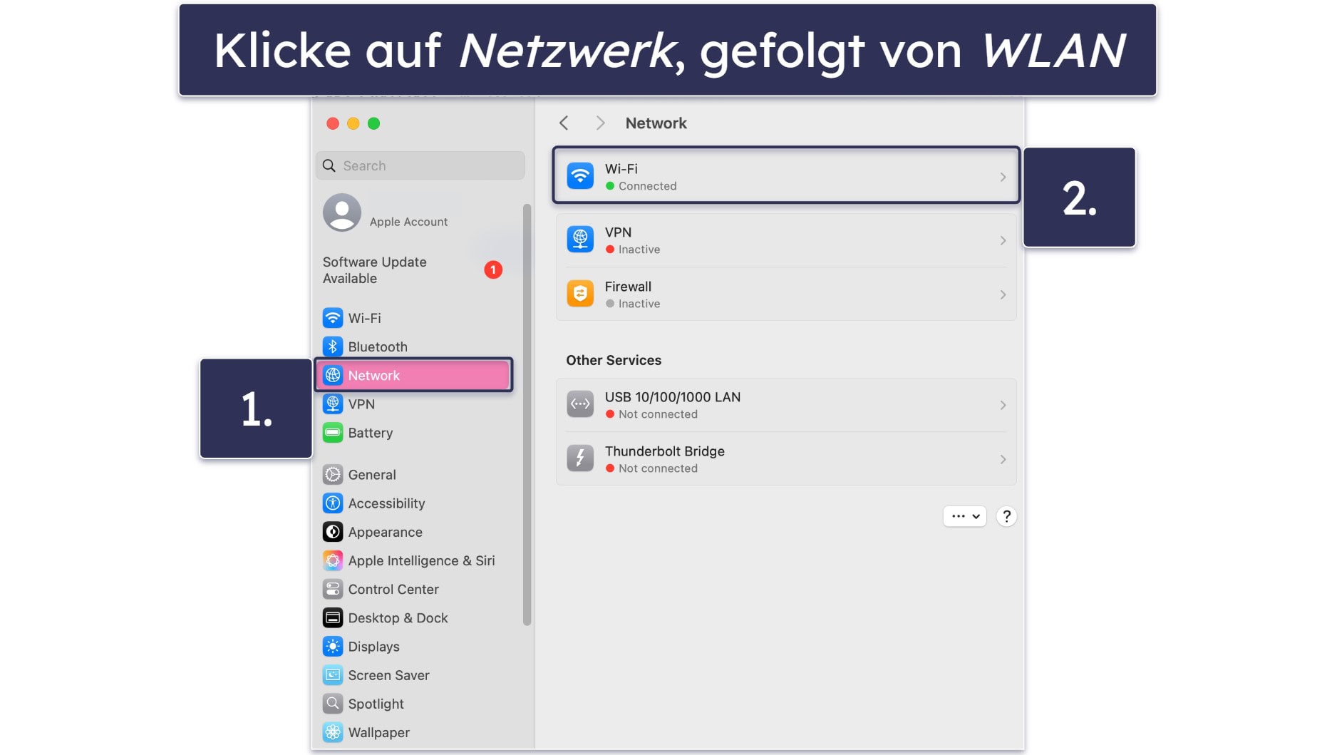 So änderst du die IP-Adresse deines Macs manuell