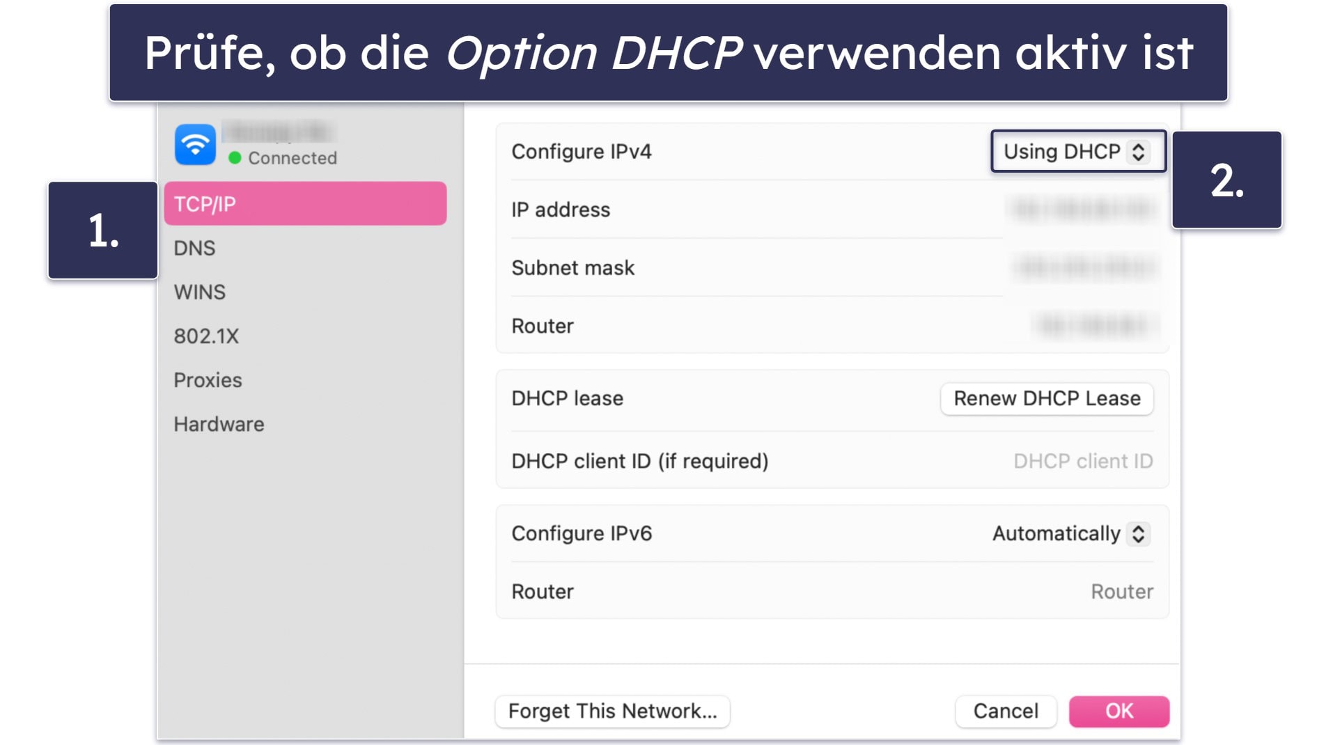 So änderst du die IP-Adresse deines Macs manuell