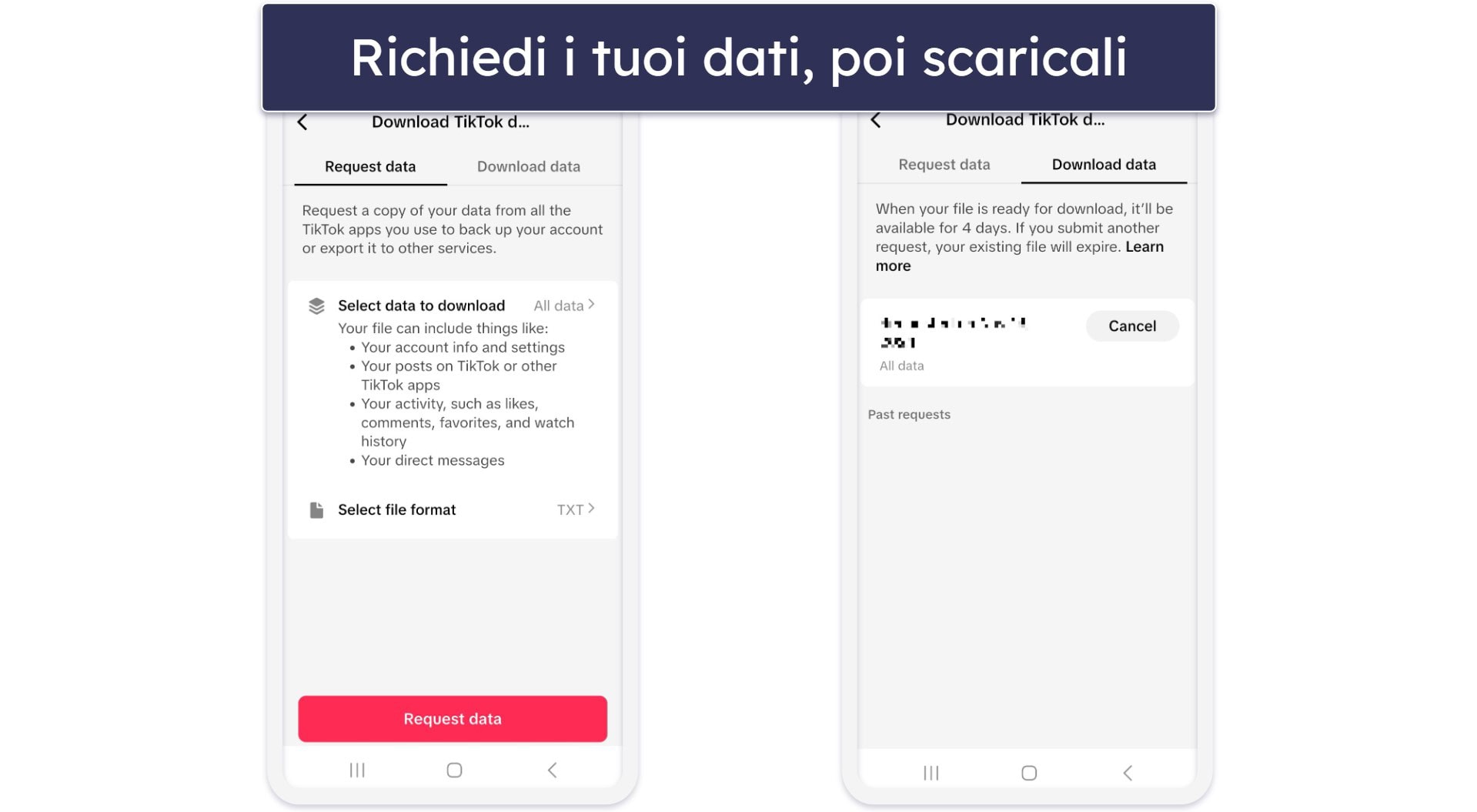Come effettuare il backup del tuo account TikTok prima di eliminarlo